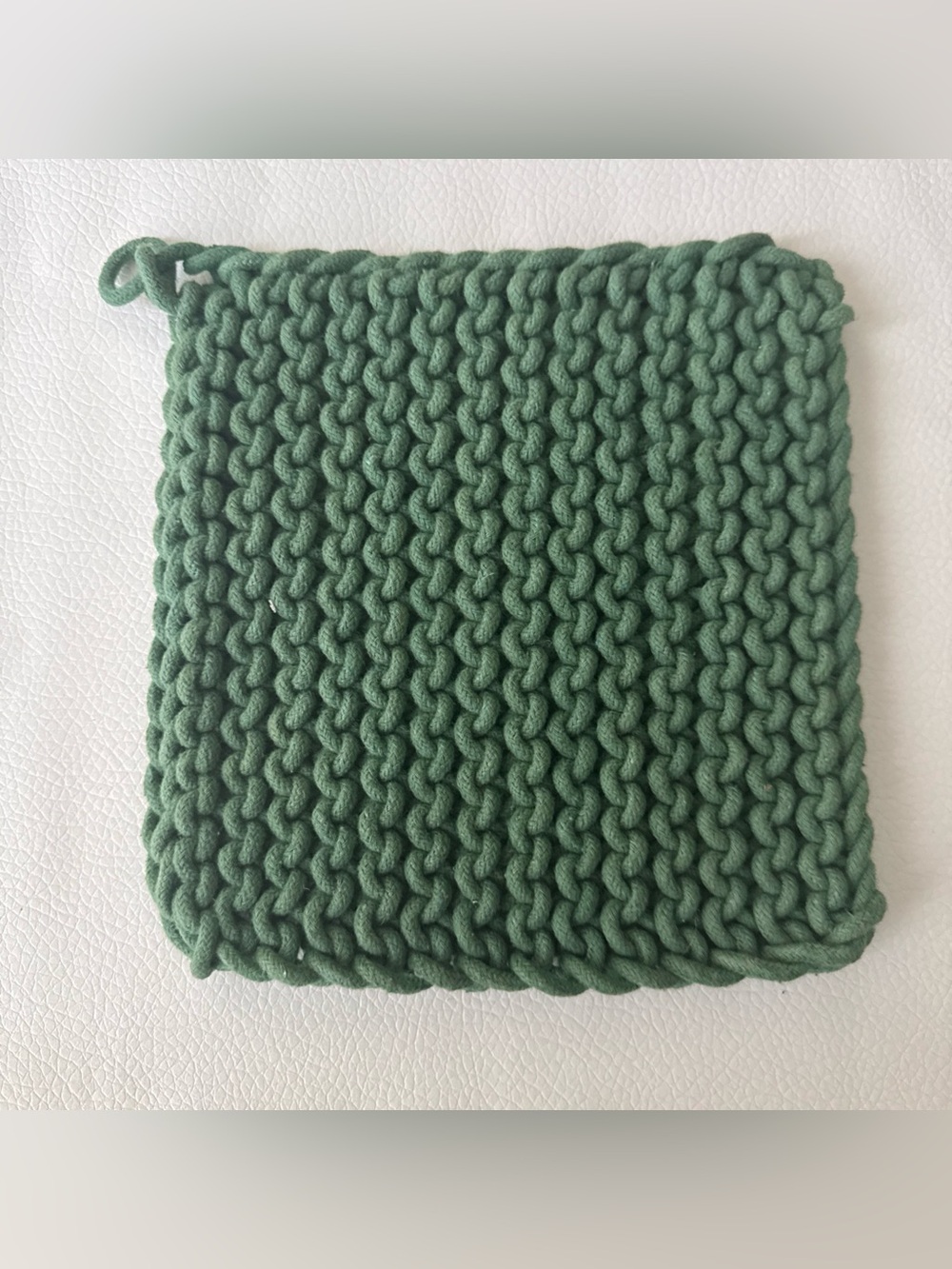 Green woven oven MIT/trivet/oven pad